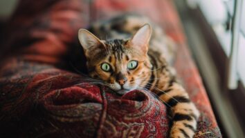 What is contact allergy in cats?