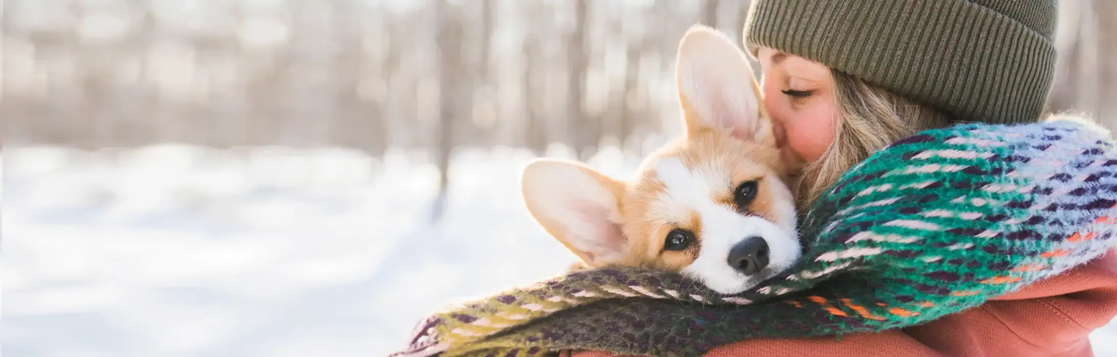 Ung kvinna med sitt husdjur och veterinären i app på mobilen